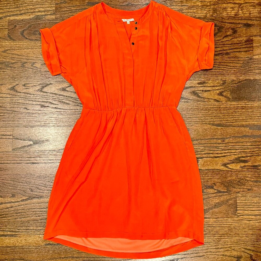 Madewell Silk Shirtdress - Size 8
